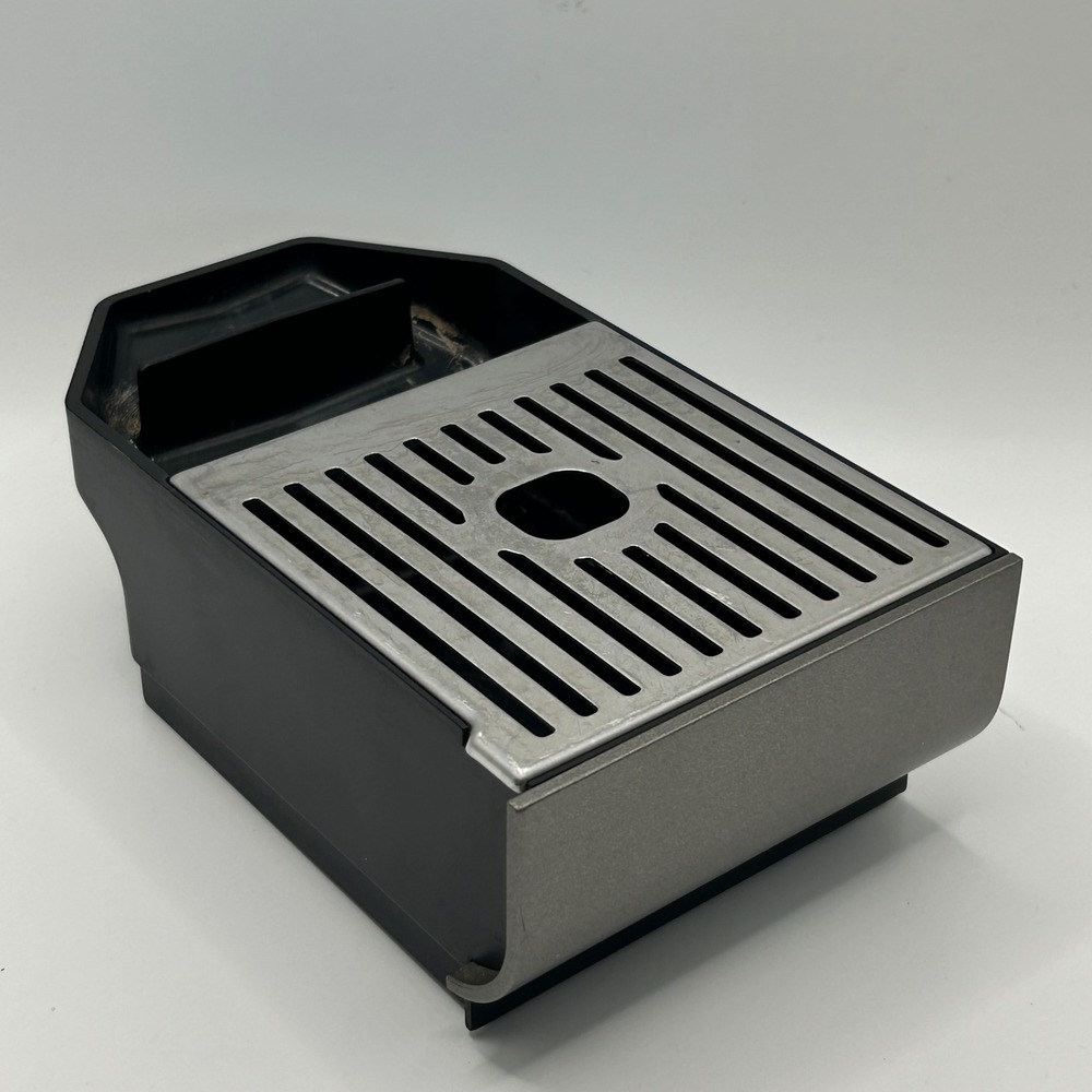 DeLonghi Nespresso Drip Tray and Metal Grate Replacement Silver Black